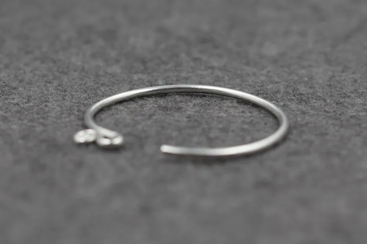 Silver Bracelet with Open Tightening Hoop Border Originally Featured High-end Jewelry of Handmade |