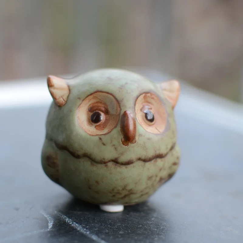 Керамическая сова украшение для дома искусство и ремесла креативные подарки