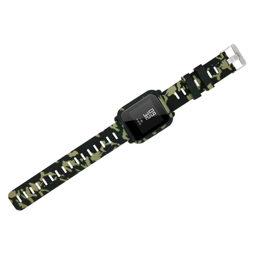 Correa amazfit ремешок Bip силиконовый ремешок для наручных часов для Xiaomi Huami Amazfit Bip Youth/LITE часы для Huami браслет L0624