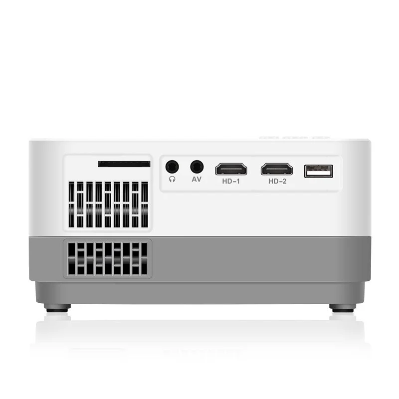 Светодиодный проектор Full HD 1080P с поддержкой ЖК-видеопроектора, совместимый с ноутбуком, телефоном, Xbox, PS4, Hi-Fi стерео HDMI VGA, Хэллоуин