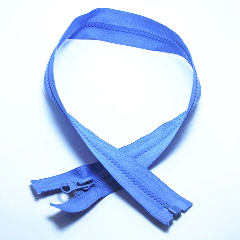 XUNZHE 5 шт. разноцветные молнии 60 см # с открытым концом молния из смолы для шитья