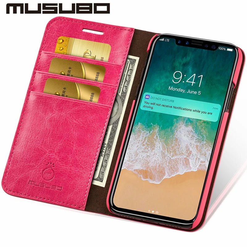 Musubo кожаные чехлы для iphone 11 Pro XS MAX, Роскошный кошелек, сумка для телефона, чехол для iphone x, 8 Plus, 7 Plus, 6s, 6, флип-кейс, чехол
