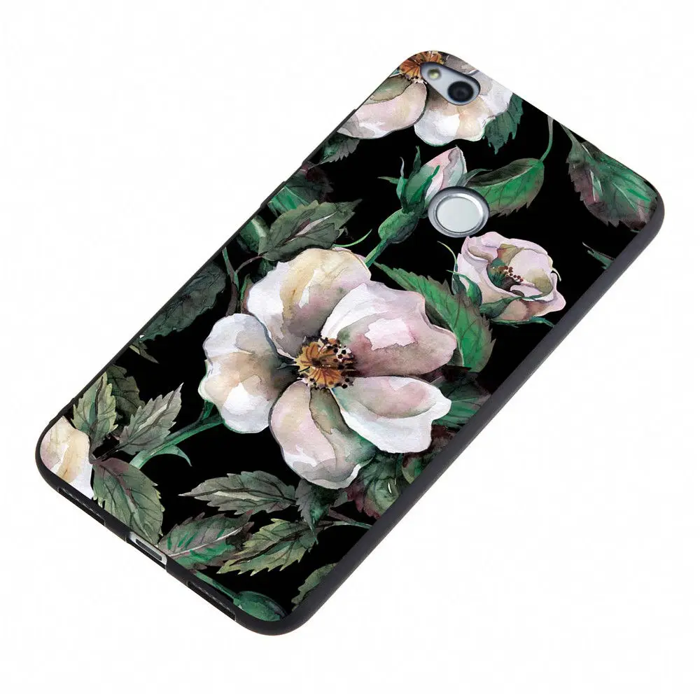 Shockproof Phone Bag Cases For Huawei G10 GR3 GR5 2017 Honor 9i 9 Lite 10 V10 V9 Play Flowers Marble Case Covers Funda |
