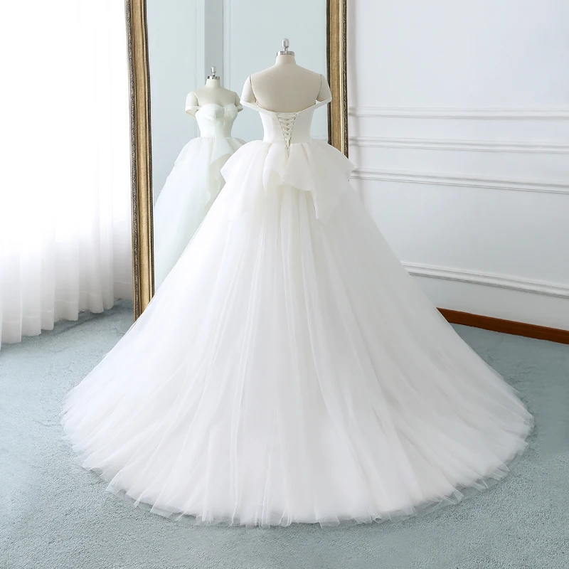 Сексуальное платье без бретелек с открытой спиной Vestidos De Novia открытыми плечами