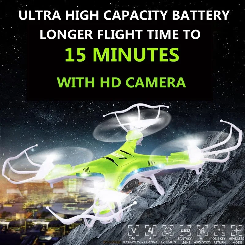 JJRC H5P с 2.0MP камерой 2 4 г 4CH 6 оси 1100 мАч батарея RC Квадрокоптер RTF Hexacopter