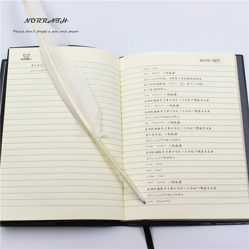 Записная книжка для косплея модные школьные письменные принадлежности|death note