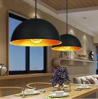 vintage pendant light metal semicircle loft hanging lamp for dining room bar cafe kitchen indoor lighting fixture