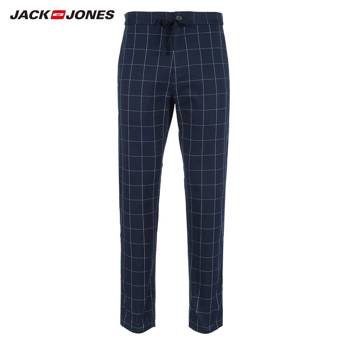 JackJones мужские эластичные лайкра бизнес досуг клетчатый костюм обтягивающие