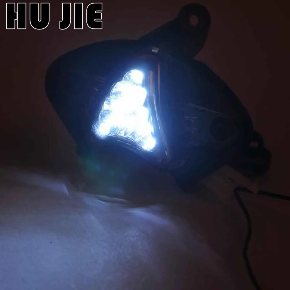 

Motorcycle 12V 11 LED Night Running Upper Front Light Lamp Warning Lamp For Kawasaki ZX-6R ZX 6R 2007-2008 07 08