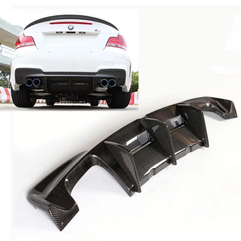 Для BMW 1 серии E82 E87 E88 M1 2010-2013 диффузор заднего бампера бамперы защита для губ