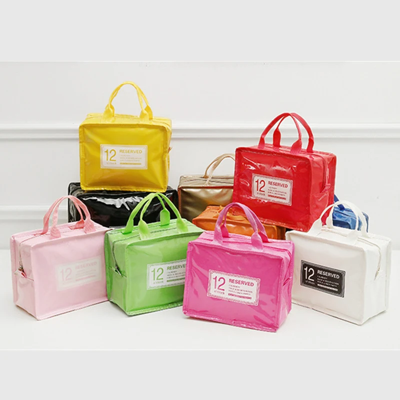 

RUPUTIN Large Ice Bags Cooler Lunch Insulated Fresh Bags for Women Kids Thermal Padded Box High capacity Food Picnic Tin Bags