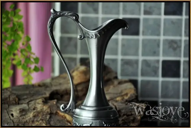 H25 см Европейский среднего размера с гравировкой Ретро металлическая подпорка