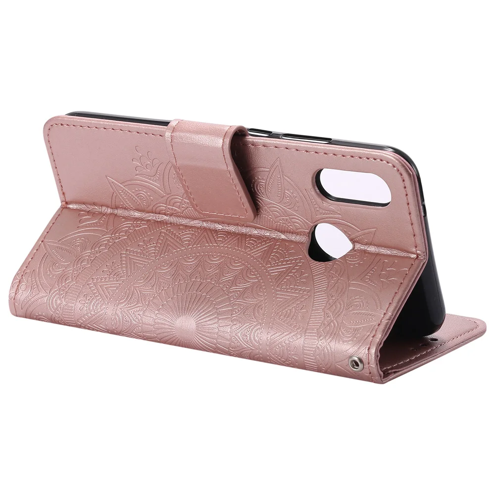 Totem Printing With Lanyard Phone Back Cover for Huawei P20 Case Lite Nova 3e PU Leather Cases Inside TPU Shell | Мобильные телефоны