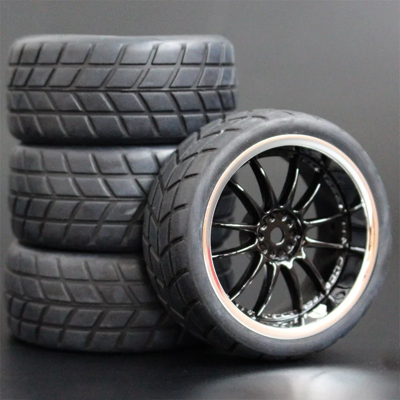 JZXD 1/10 резиновые шины и обода 26*64 мм для HSP Tamiya HPI Kyosho