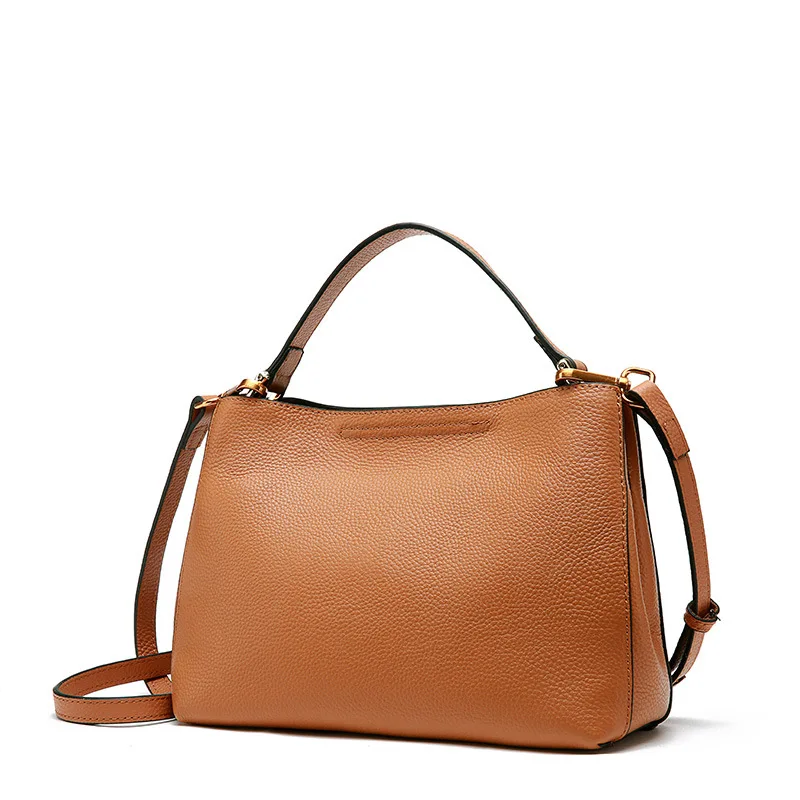 Женская деловая сумка из натуральной кожи высокого качества Корейская простая