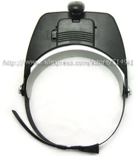 Бесплатная доставка светодиодные лампы головной шлем увеличительное стекло |