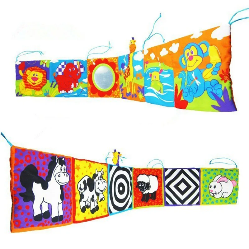 Детская подвесная кроватка с разноцветными узорами | Игрушки и хобби