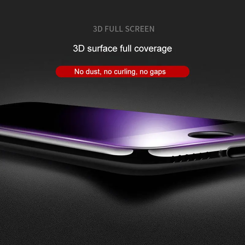 Полноэкранный протектор для iPhone6 6 S Plus закаленное стекло 9 H анти синяя световая