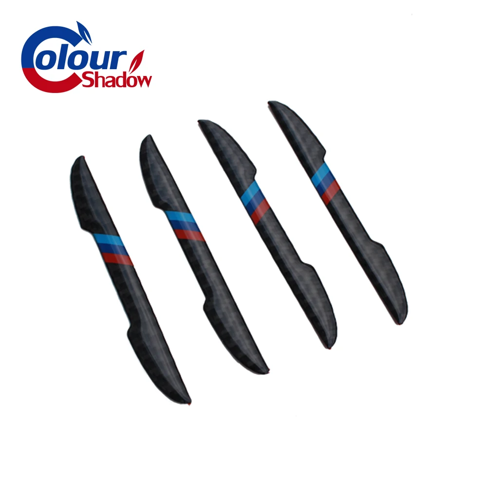 4 шт. автомобильная наклейка защитная кромка углеродное волокно автомобильный