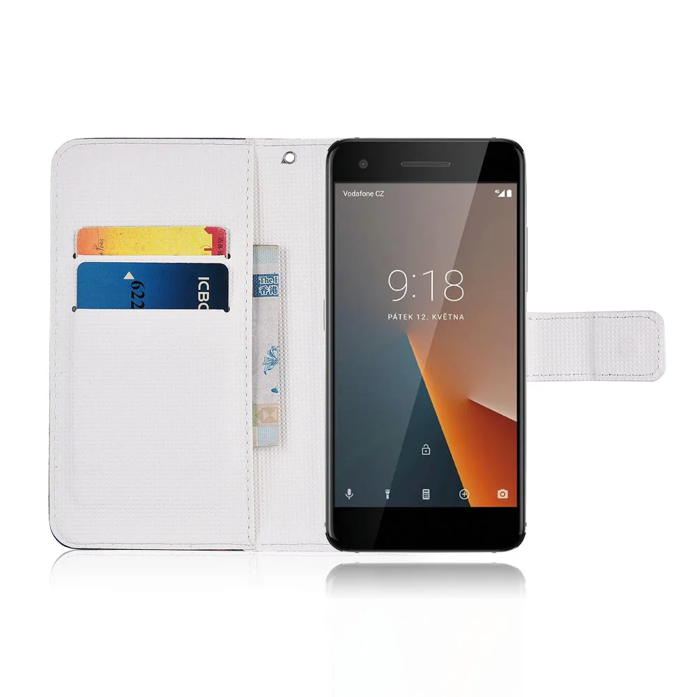 Для Vodafone Smart V8 чехол бумажник с изображением персонажей из мультфильма из искусственной кожи чехол, Модный милый крутой чехол защитный чехол-сумка для мобильного телефона