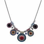 Bijoux Femme Collier Золотой цветной многослойный Блестящий массивный нагрудник Чокеры Колье-чокер для женщин Бохо ювелирные изделия Kolye