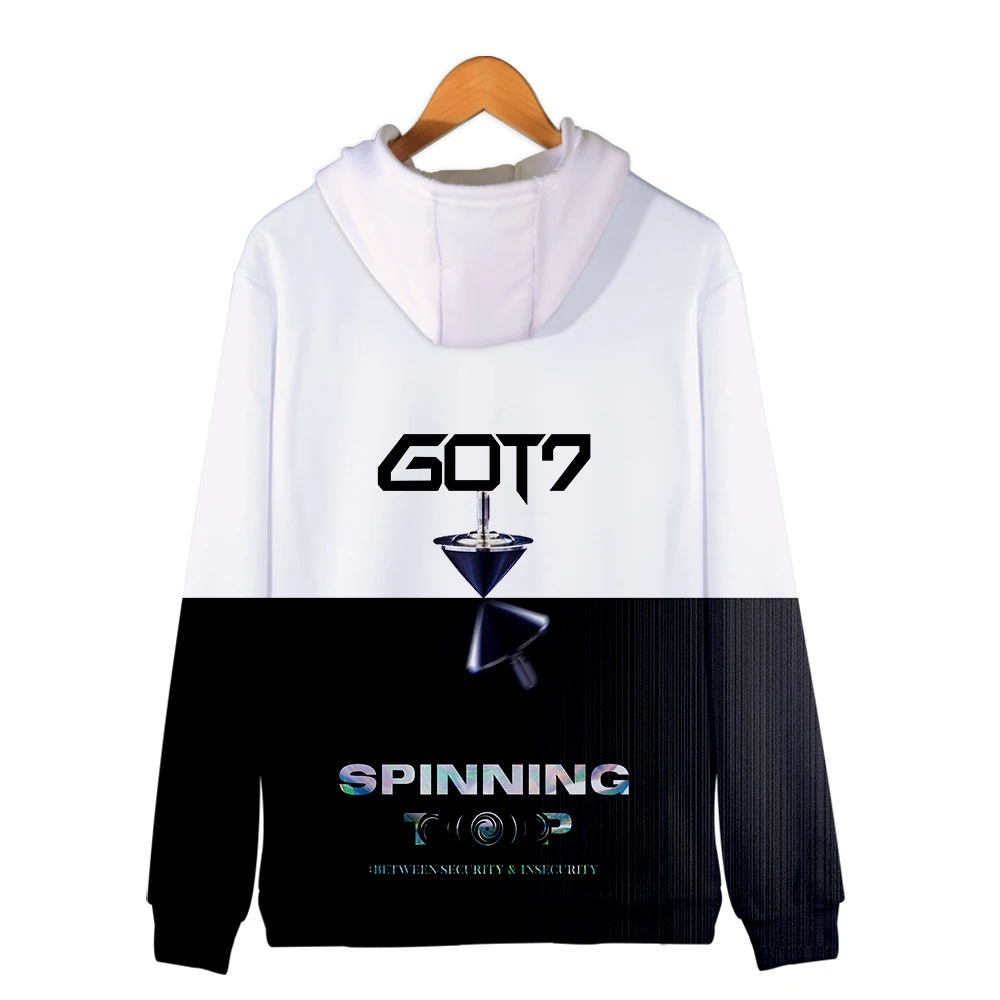 Новинка 2019 худи KPOP GOT7 Jackson на молнии с 3D принтом модная толстовка капюшоном для