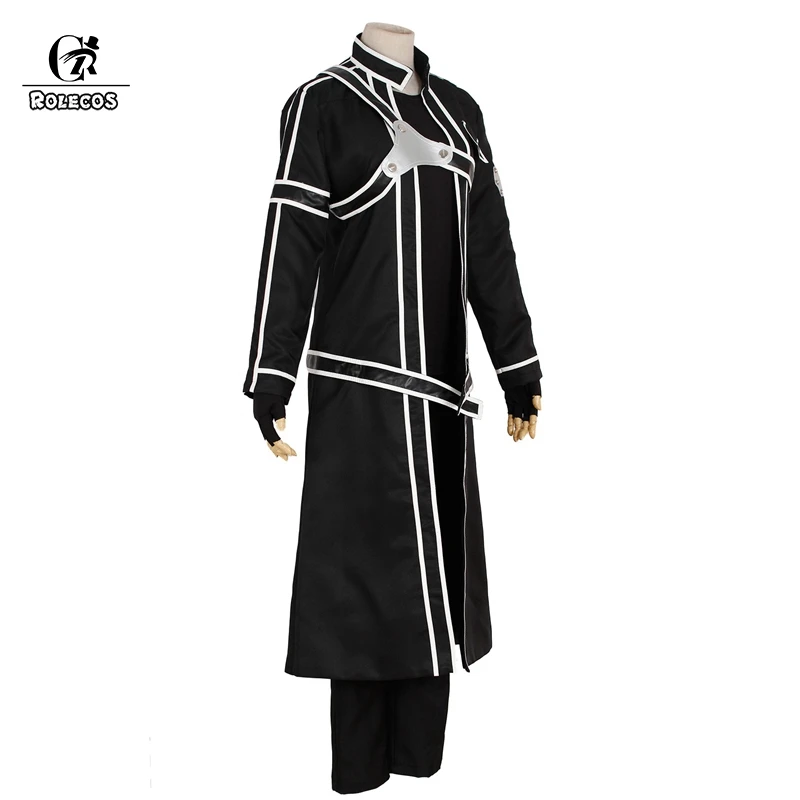 ROLECOS Sword Art Online Косплей Костюм Kazuto Kirigaya Аниме Игровой костюм для мужчин Alicization
