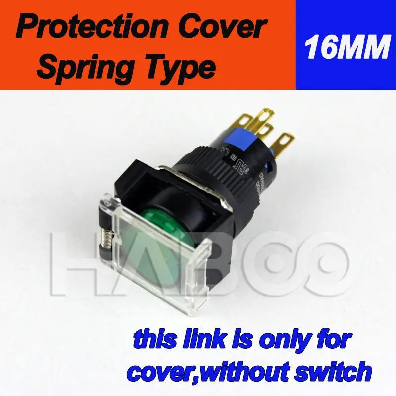 5 шт. умная Защитная крышка с пружиной для электрических переключателей|electric switch