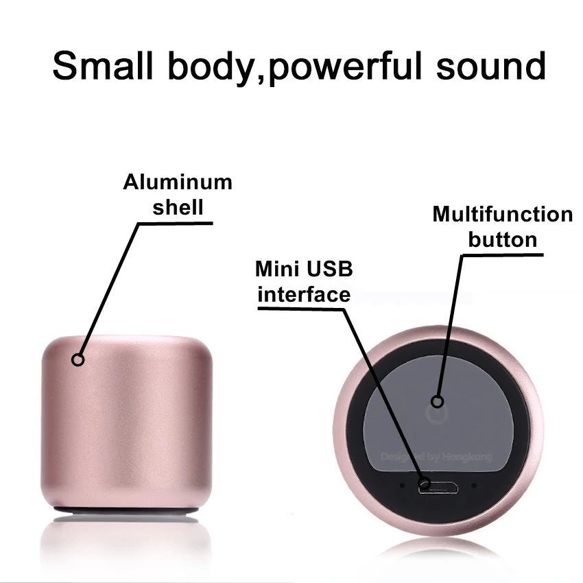 Funelego 2019 Портативный Мини Bluetooth динамик беспроводной 3D Стерео Компьютер музыка
