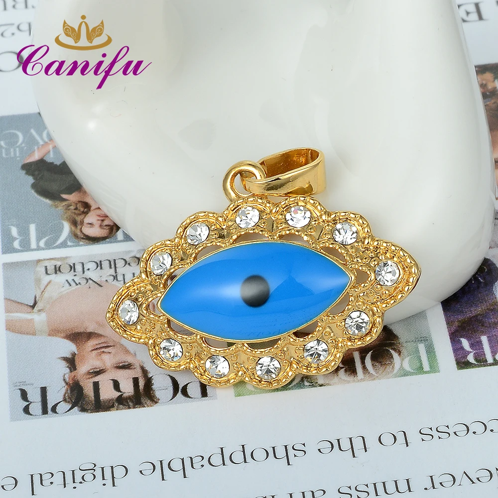 Canifu Новое поступление золотой цвет Овальный Кулон &quotДурной глаз&quot для Глаз