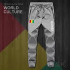 Guinean GNGuinean GN Мужские штаны, джоггеры, спортивный костюм, спортивные штаны, спортивный костюм, флисовый Тактический Повседневный Национальный флаг