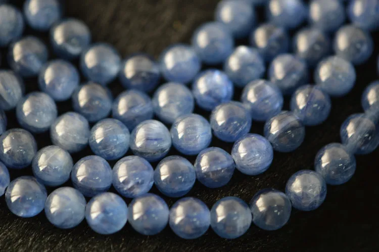 

1 strand Grade AAA Natural Kyanite 6mm Stone Round Beads