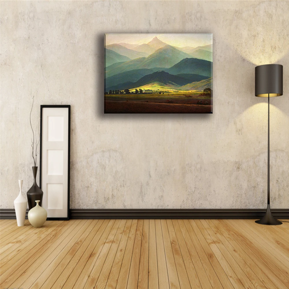 Картина на холсте современный принт Безрамное искусство пейзаж украшение дома