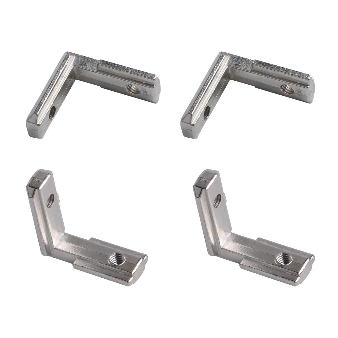 LETAOSK 20 шт L форма внутренний шарнир угловой кронштейн разъем для 6 мм т слот