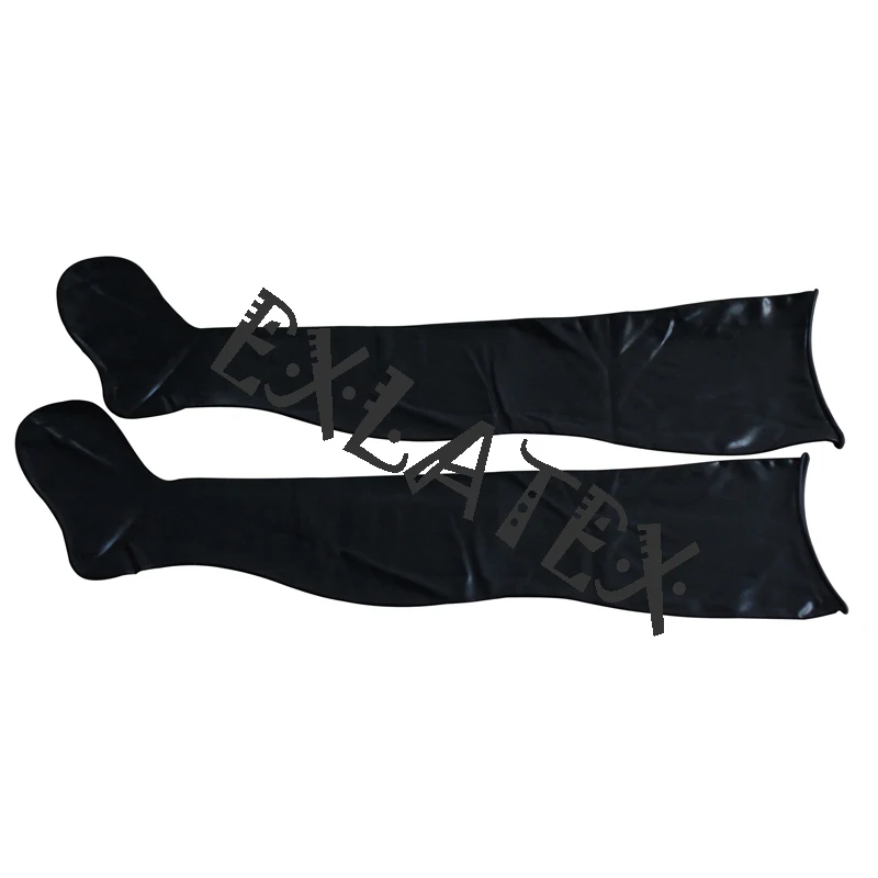 Латексные колготки однотонные женские эротические латексные резиновые гольфы