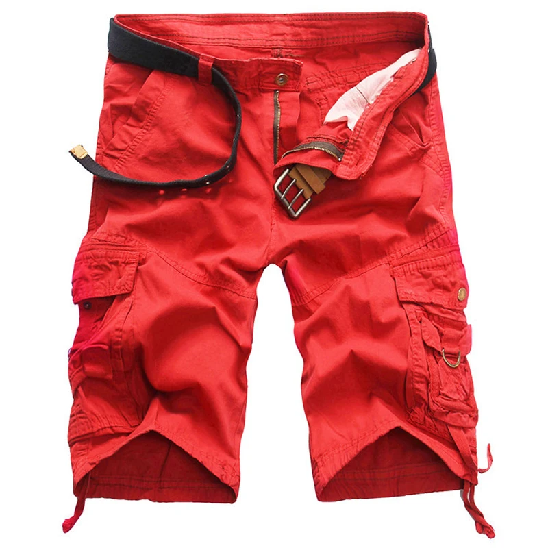 

European Style Beach Short For Men Plus Size Cargo Shorts Casual Streetwear Summer Shorts Military Shorts Men Clothes Name Brand