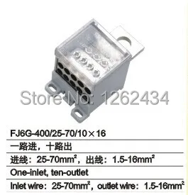 

FJ6G-400/25-70/10*16 Molded case circuit breaker deconcentrator type 400