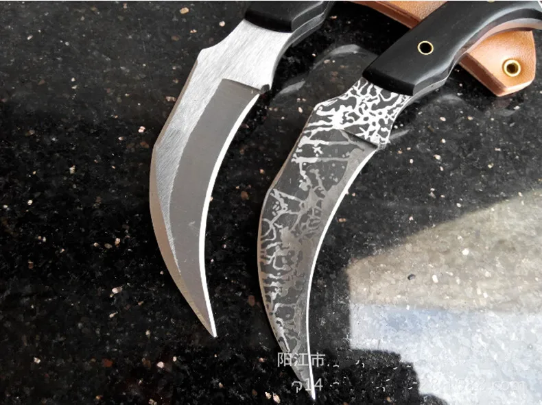LLxxmm Outdoor Karambit Knife Hunting Camping Tool Survival Tactical Neck Stainless Steel Claw Pocket knife EDC | Инструменты