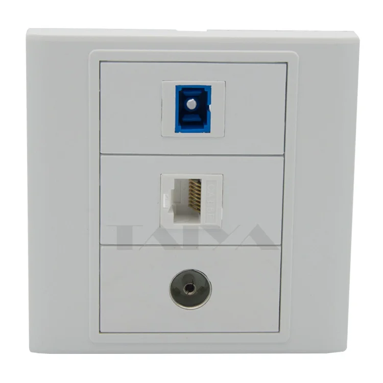 SC fiber RJ45 и TV настенная пластина поддержка DIY пластина|tv wall plate|wall platerj45 and tv |