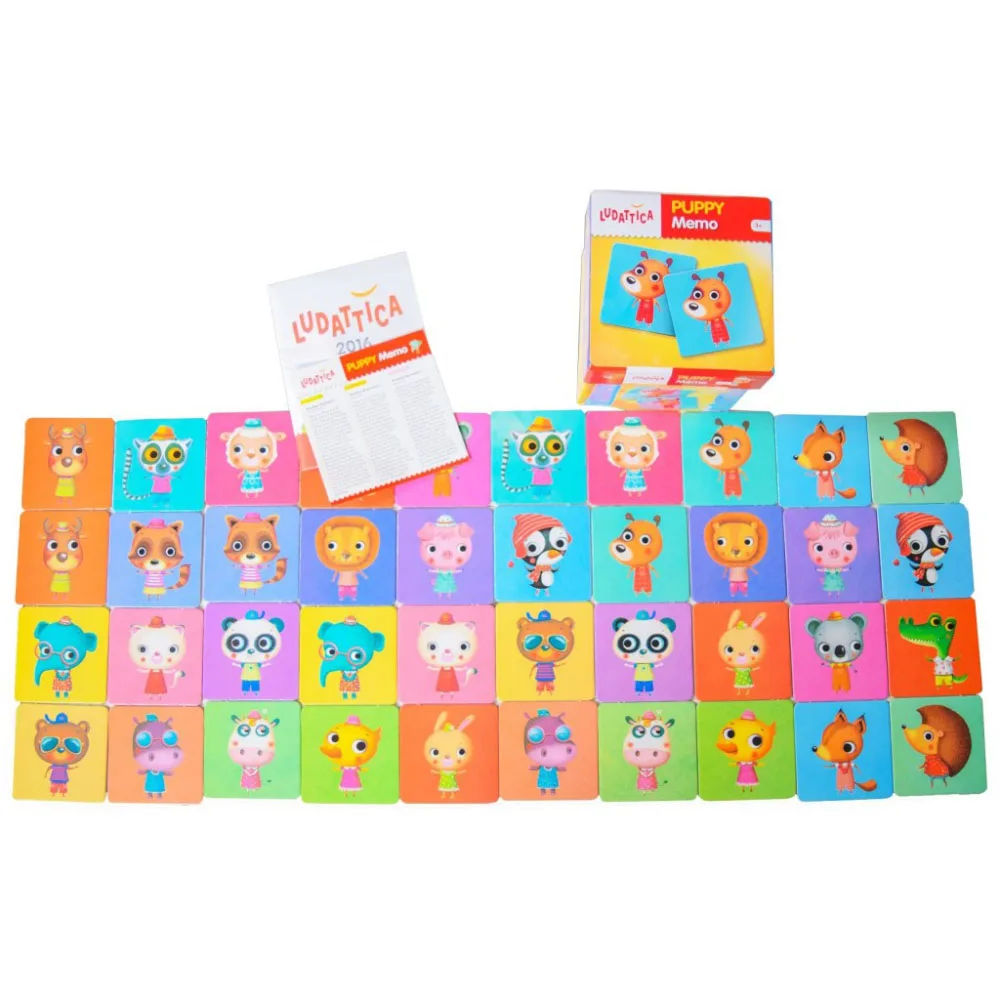 Игра мемори LUDATTICA Детеныши животных|Карточные игры| |
