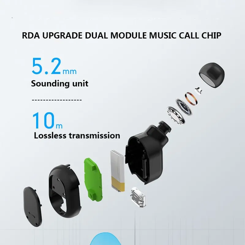 HATOSTEPED M1 TWS Мини Bluetooth наушники Беспроводные спортивные одно ухо