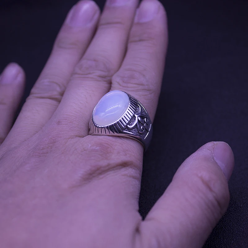 Top Quality Vintage Opal Rings For Women Anel Boho Engagement Statement White Stone Men Jewelry | Украшения и аксессуары