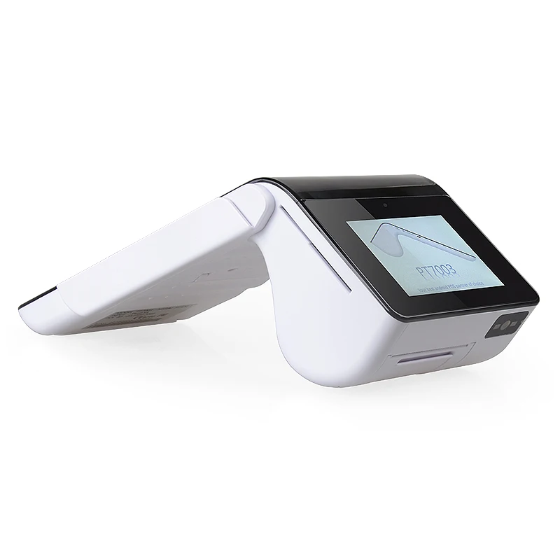 7-дюймовый дисплей Wifi/3G/Bluetooth ручной мини андроид Pos терминал планшет с термальным