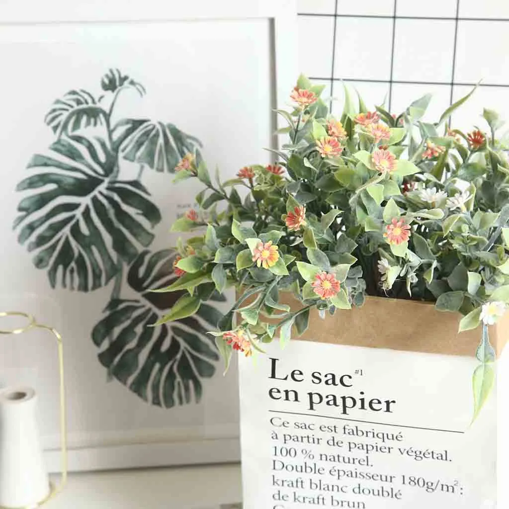 Dropshipping Artificial Silk Chrysanthemum Daisy Flower Bouquet Table Wedding Party Decor DIY | Дом и сад