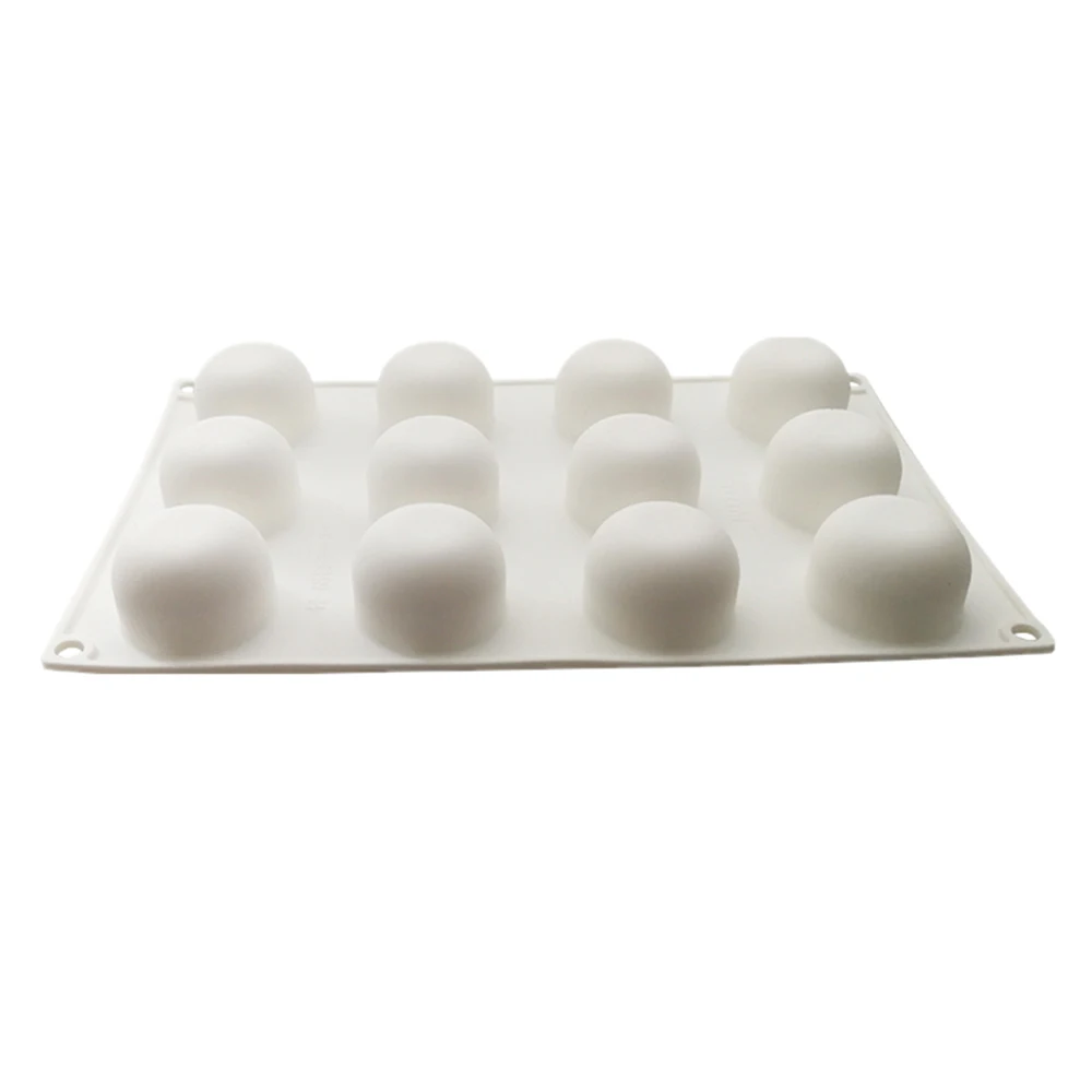 12 отверстий силиконовые оранжевые муссы плесень шоколадный мусс торт десерт