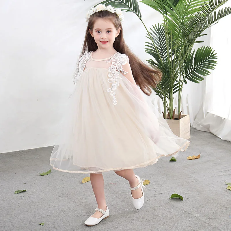 VFOCHI Girl Princess Dresses Summer Cute Girls Clothes Elegant Lace Baby Kids for 2-10Y Ball Gown tutu | Детская одежда и обувь