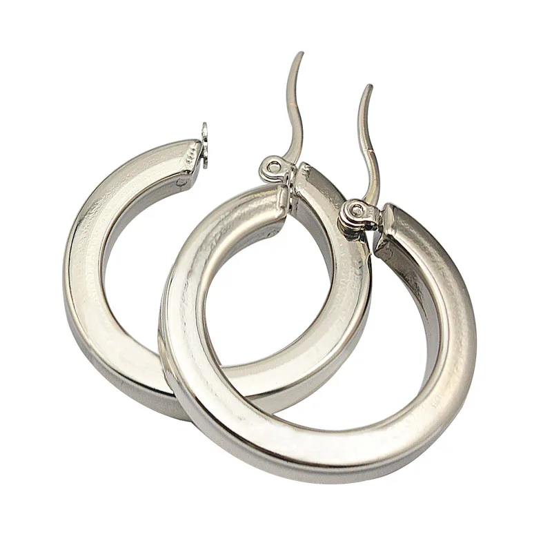 2017 серьги модное ювелирное изделие опт Мода 20/30 мм внутренний диаметр серебро