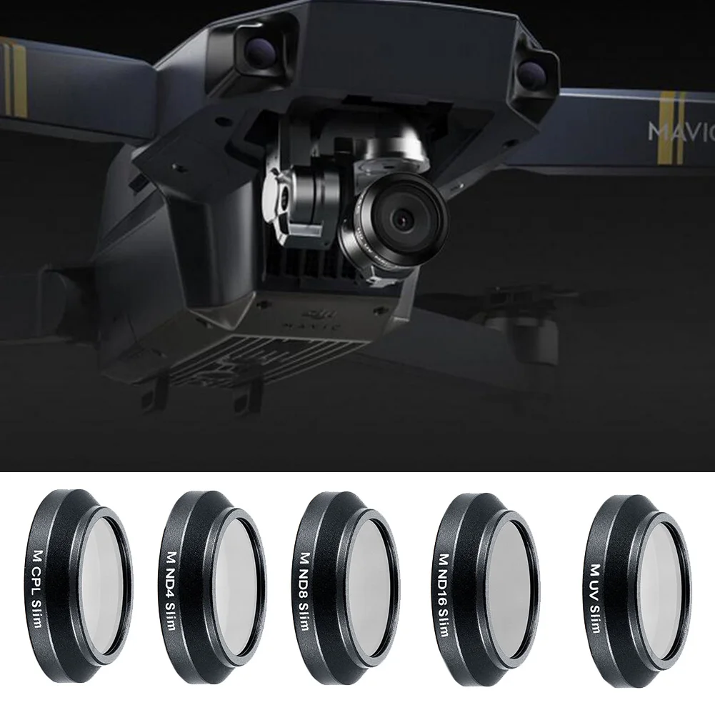 HD фильтр объектива CPL поляризационный + ND4 ND8 ND16 УФ для DJI Mavic pro RC|Фотофильтры