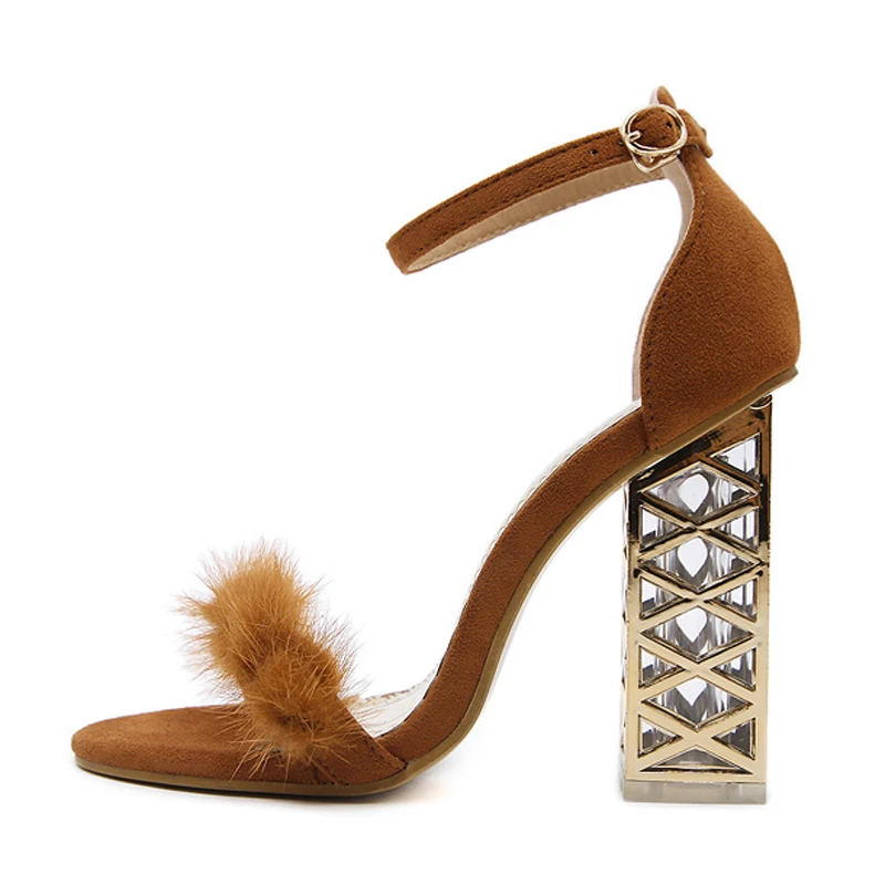 Sandalias mujer Женские Босоножки на каблуке Летняя обувь Свадебные туфли высоком