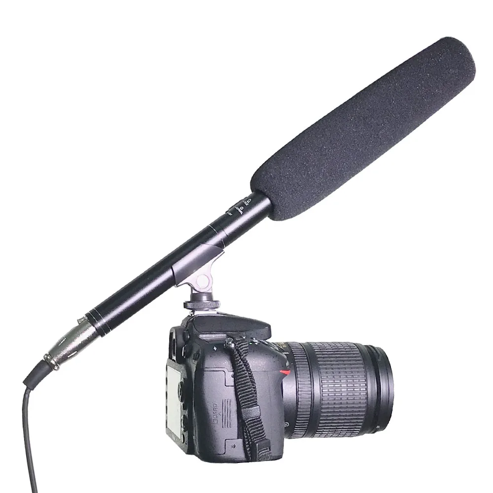 14" Photography Interview Microphone for Youtube Vlogging Video Shotgun MIC Nikon/Canon DSLR microphone | Электроника